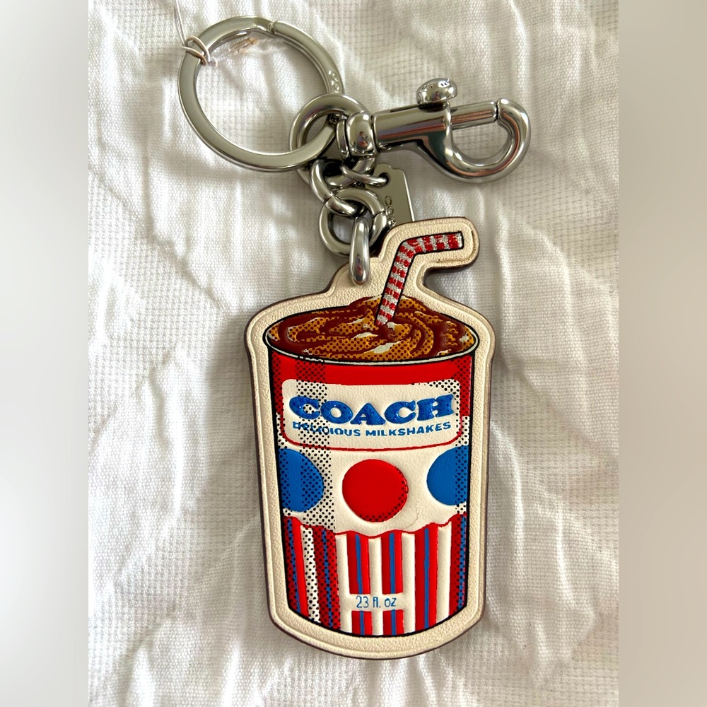 NWT Coach Milkshake Bag Charm/Keychain